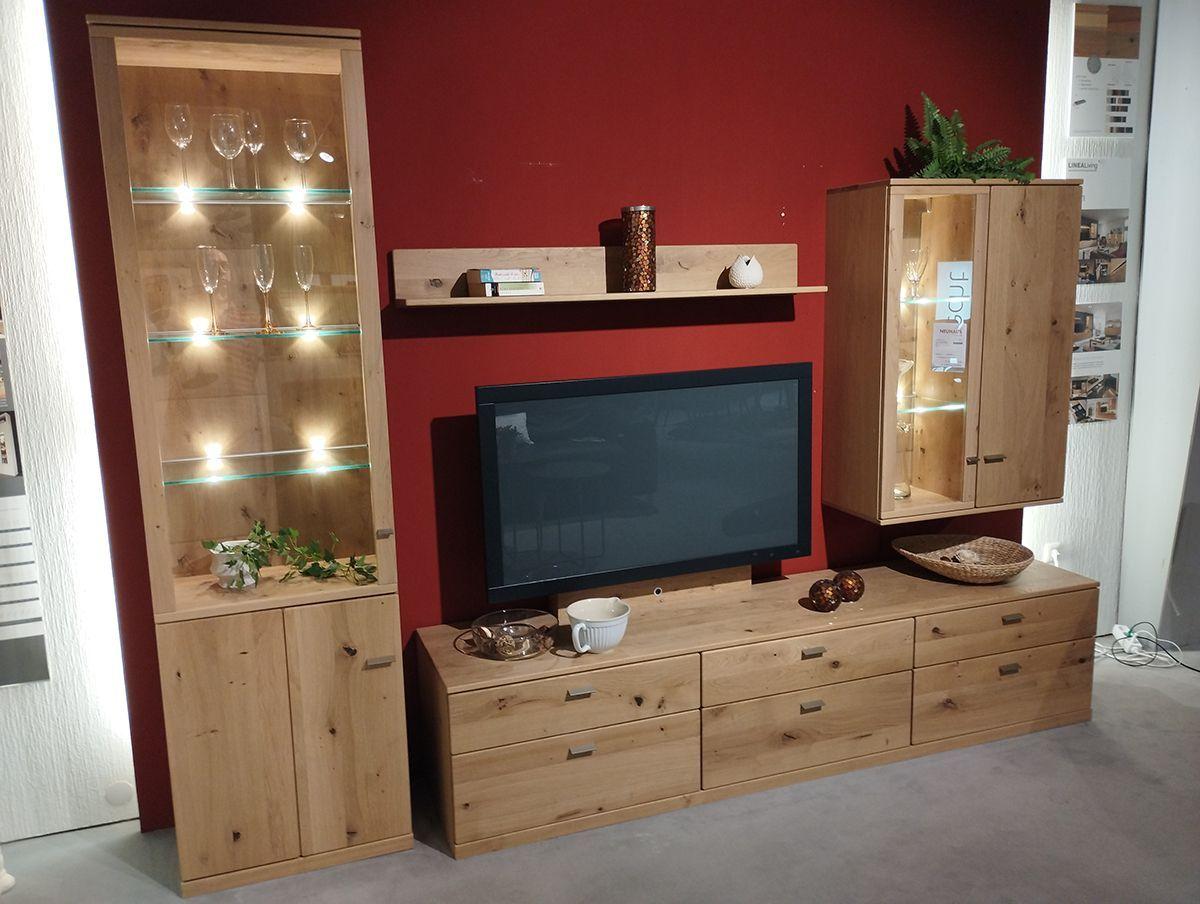 Anbauwand „Lyon“ Asteiche massiv.