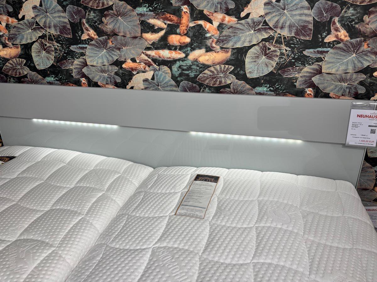 Bettanlage "Sinfonie" Dekor hellgrau.