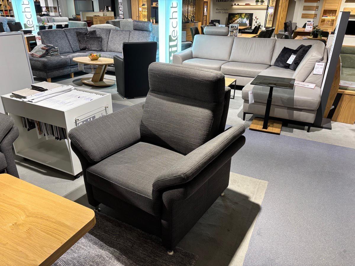 Polstergarnitur "Concept 3" Stoff: Picasso black