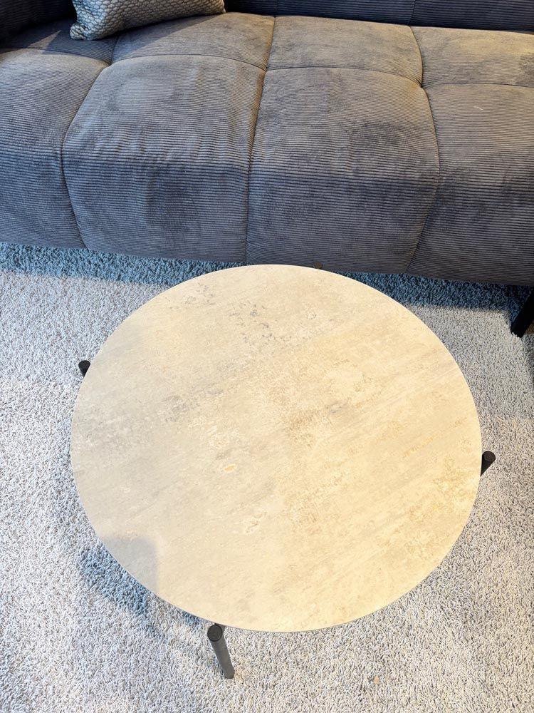 Beistelltisch "Rio" rund Durchm. 55 cm, Höhe 42 cm.