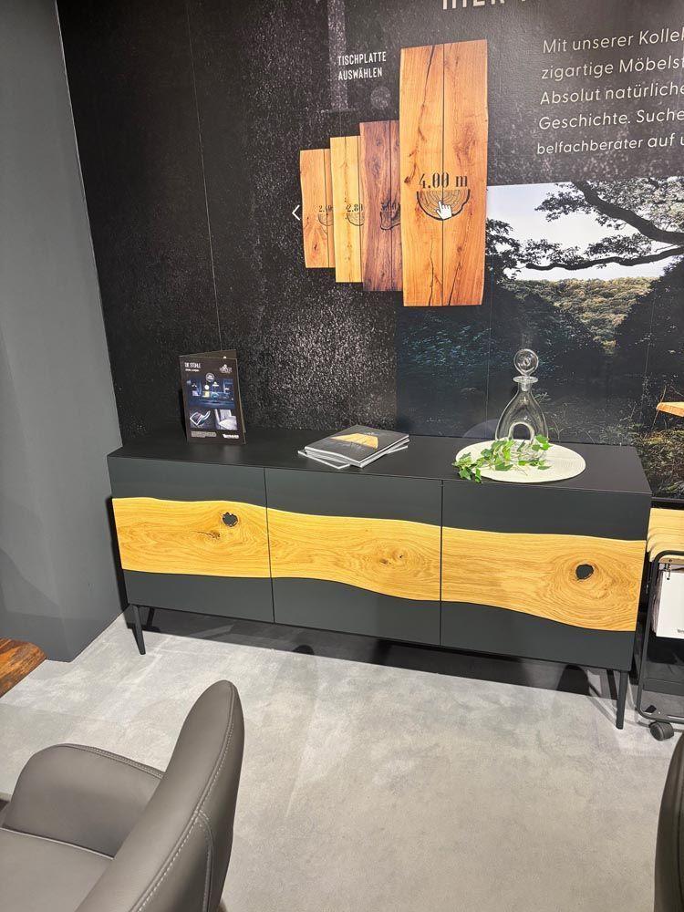 Sideboard "18Hundert" rustikale Asteiche Hartwachsöl natur geschliffen.