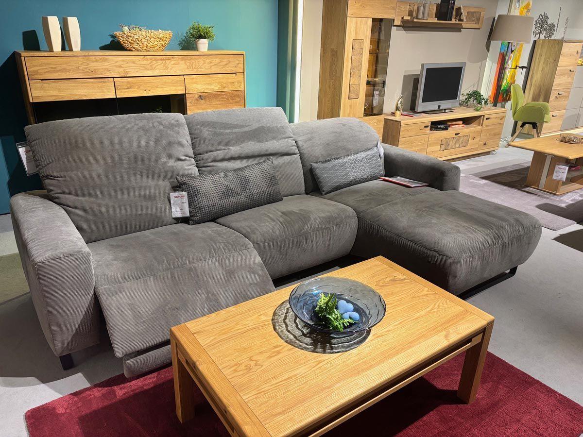 Garnitur "Elkins" Bezug: Feincord Grau.