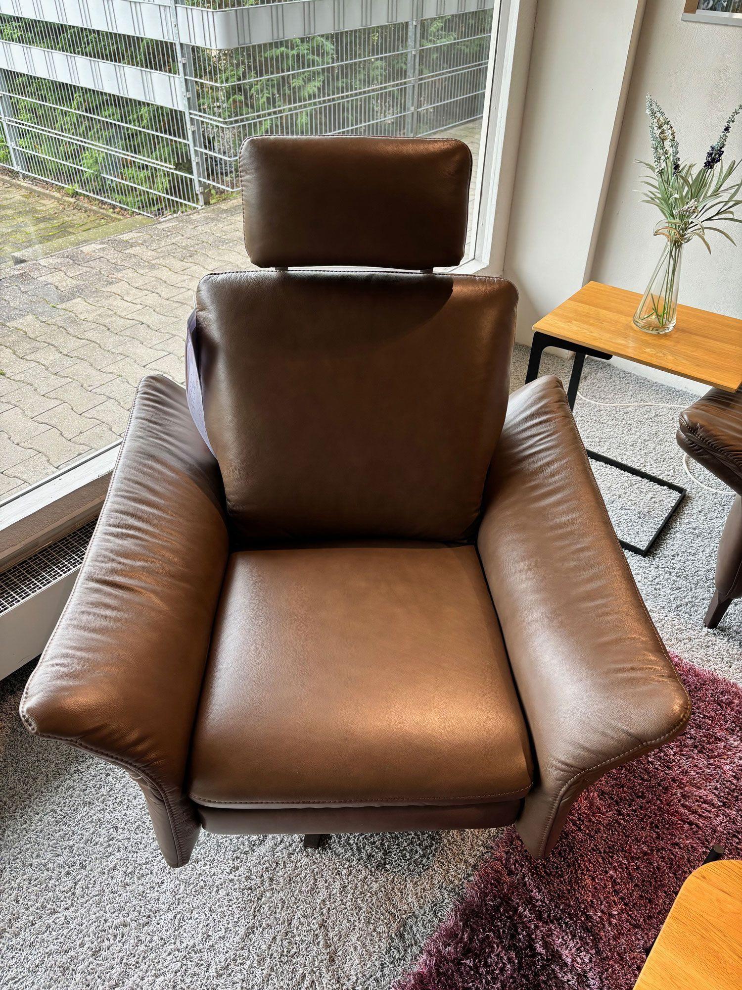 Relax-Sessel - "7066 24 L 44" Leder: Longlife zigarre