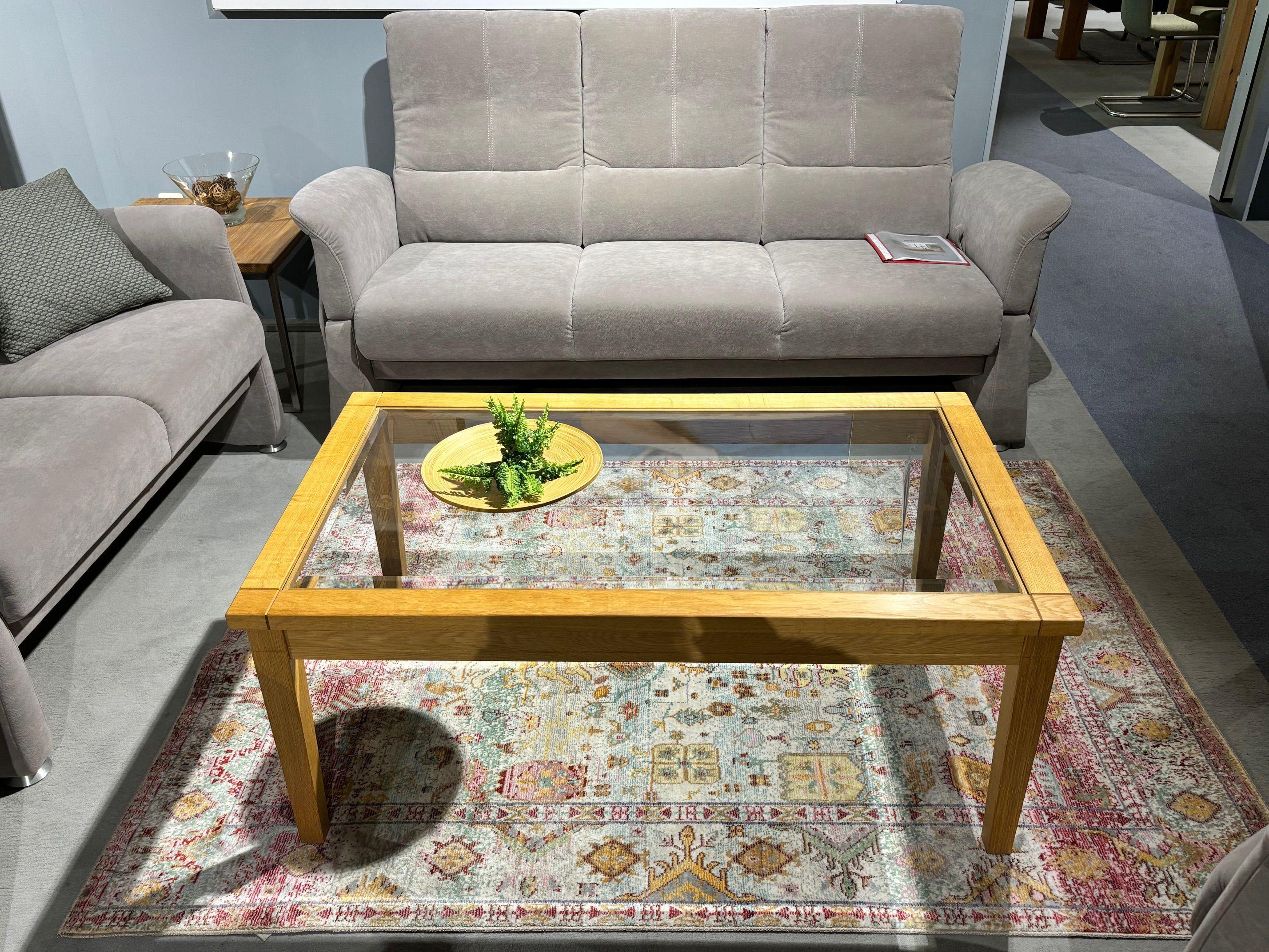 Couchtisch "Lux Medico 5200" mit Glasplatte.