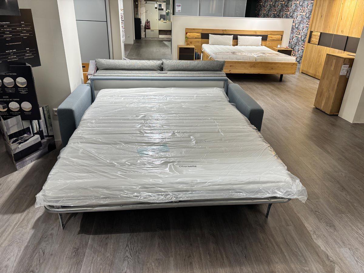 Schlafsofa "Messina 140" Gelformmatratze und Ergoflex Lattenrost.