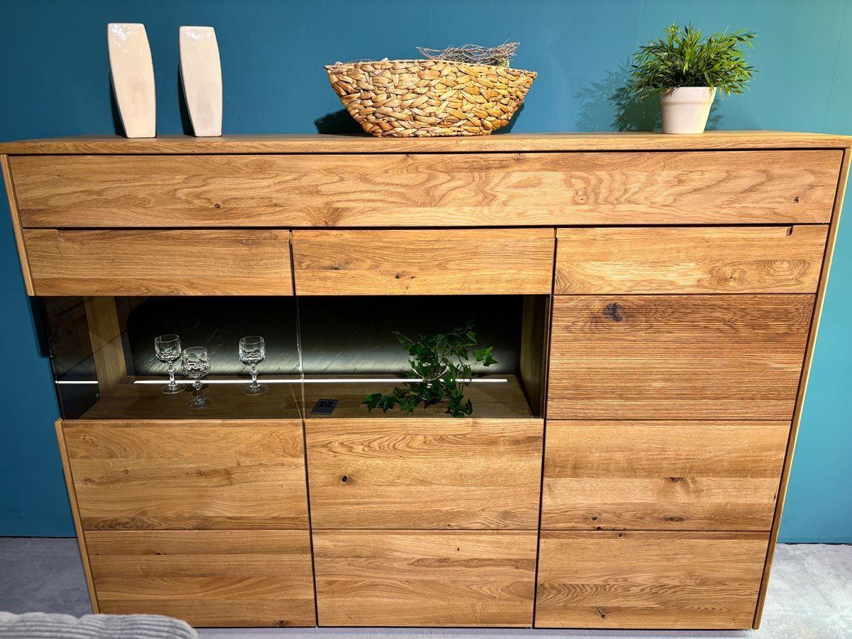 Highboard "Casada Campin" Asteiche massiv.